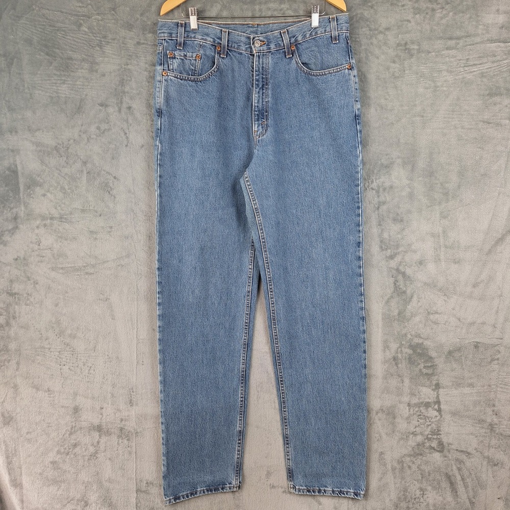 Vintage Levis Jeans Mens 36x36 Y2K 550 Relaxed Fit Western Cowboy Ranch Denim